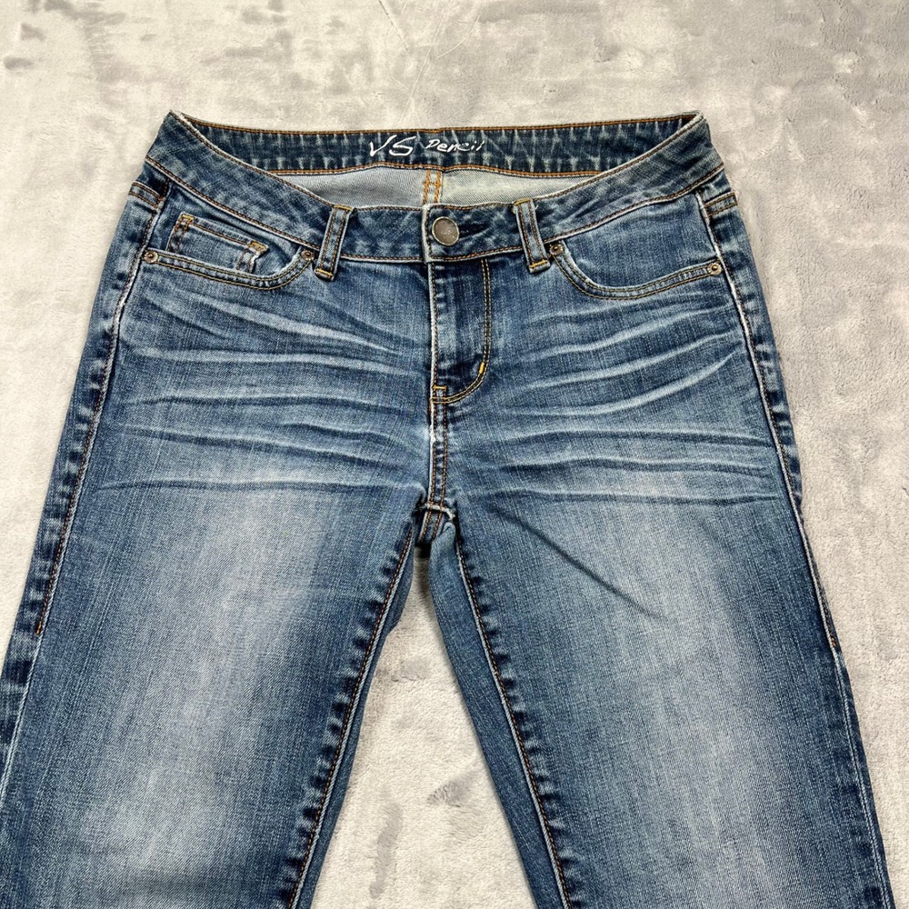 Victoria's Secret London Jean Women 4 Blue VS Pencil Slim Stretch Denim Medium